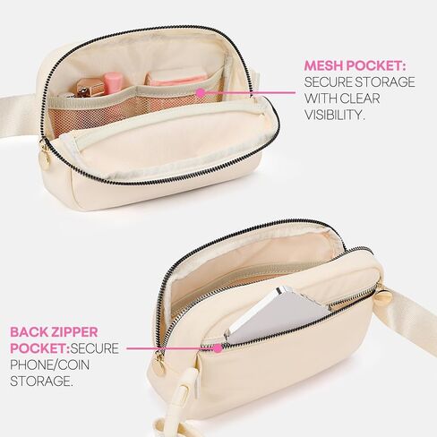 MIBASIES PACK FANNY PACK للفتيات ، هدايا عيد ميلاد لـ 4 5 6 7 8 9 10 11 12 13 TEEN GIRL - أشياء توجيهية لطيفة - كريم أ in Saudi Arabia