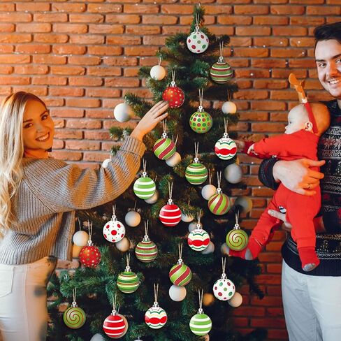 Yulejo 36 قطع النعناع الزخارف شجرة عيد الميلاد ملون النعناع الحلي الخشبية الحلي مصاصة حلوى عيد الميلاد in Saudi Arabia