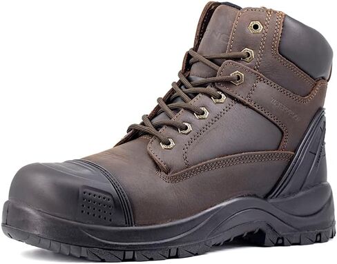 ZANCO MEN'S 6" WATERPROOF COMPOSITE TOE ELECTRICAL HAZARD SAFETY WORK BOOTS in Saudi Arabia