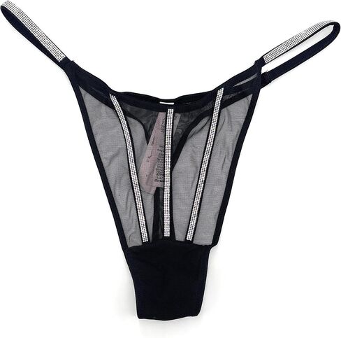 فيكتوريا سيكريت مثير للغاية Shine Rhinestone Bling Thong Panty in Saudi Arabia