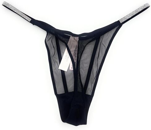 فيكتوريا سيكريت مثير للغاية Shine Rhinestone Bling Thong Panty in Saudi Arabia