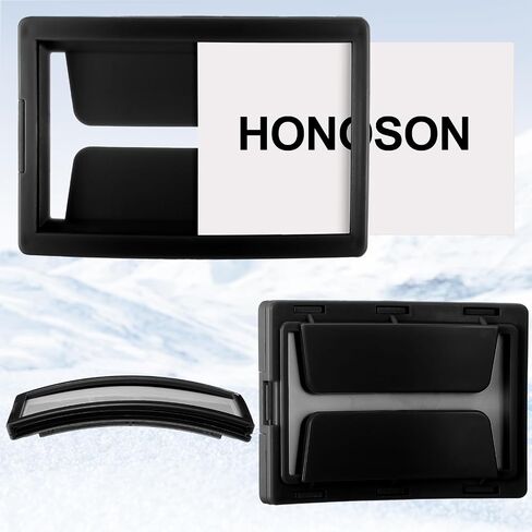 Honoson 4 Pack Ski Pass Holder Ski Goggles Pass Holder Resort Season Fits 3.3 x 2 Inch Standard Credit Card Sized (Black) in Saudi Arabia