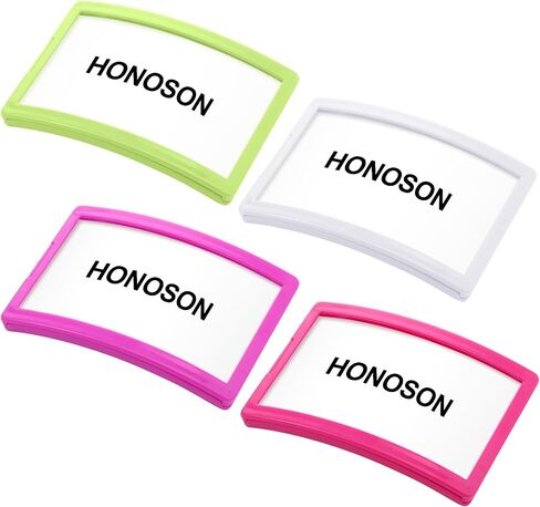 Honoson 4 عبوات من حامل بطاقات التزلج ونظارات التزلج وحامل بطاقات موسم المنتجع يناسب حجم بطاقة الائتمان القياسية مقاس 3.3 × 2 بوصة (أسود) in Kuwait