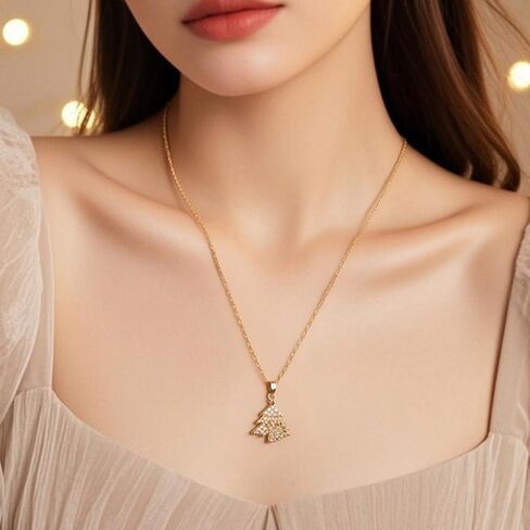 Sunflower Fidget Necklace for Women Gold Moon Necklace Rotating Heart Necklaces Spinning Crystal Flower Anxiety Necklaces Crescent Moons Jewelry Accessories in Saudi Arabia