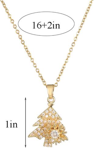 Sunflower Fidget Necklace for Women Gold Moon Necklace Rotating Heart Necklaces Spinning Crystal Flower Anxiety Necklaces Crescent Moons Jewelry Accessories in Saudi Arabia
