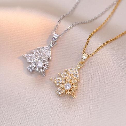 Sunflower Fidget Necklace for Women Gold Moon Necklace Rotating Heart Necklaces Spinning Crystal Flower Anxiety Necklaces Crescent Moons Jewelry Accessories in Saudi Arabia