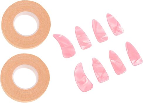 أغطية أظافر توريتي جوزينج مع واقيات أصابع سميكة من البودرة وأشرطة لاصقة، تصميم مريح للاعبي جوزينج لحماية الأظافر من أجل التدريب والأداء in Kuwait