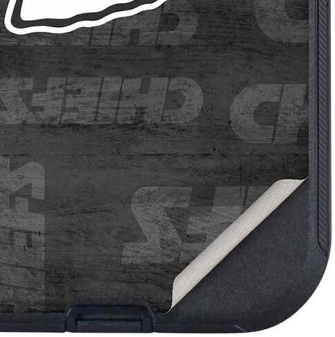Skinit Decal Phone Skin Compatible with OtterBox Defender iPhone 14 Pro Max - Officially Licensed NFL Kansas City Chiefs Black & White Design in Saudi Arabia