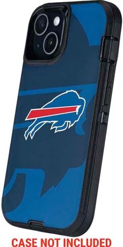 Skinit Decal Phone Skin Compatible with OtterBox Defender iPhone 13 - Officially Licensed NFL Buffalo Bills Double Vision Design in Saudi Arabia