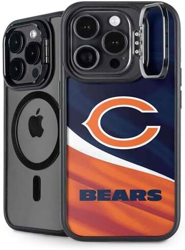 حافظة هاتف Skinit Kickstand متوافقة مع iPhone 14 Pro Max - تصميم شعار فريق NFL Chicago Bears مرخص رسميًا in Saudi Arabia