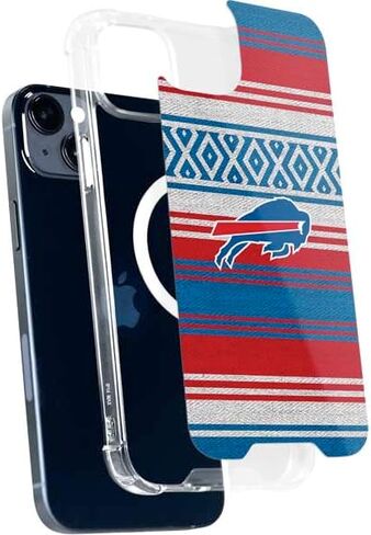 حافظة هاتف Skinit متوافقة مع MagSafe iPhone 15 Plus - تصميم NFL Buffalo Bills Trailblazer مرخص رسميًا in Saudi Arabia