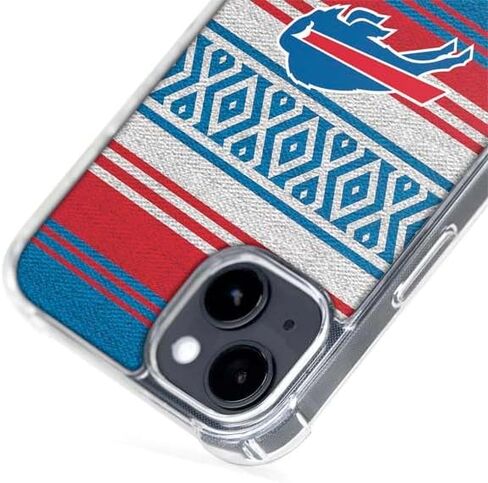 حافظة هاتف Skinit متوافقة مع MagSafe iPhone 15 Plus - تصميم NFL Buffalo Bills Trailblazer مرخص رسميًا in Saudi Arabia