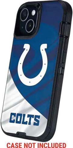 Skinit Decal Phone Skin Compatible with OtterBox Defender iPhone 14 - Officially Licensed NFL Indianapolis Colts Design in Saudi Arabia