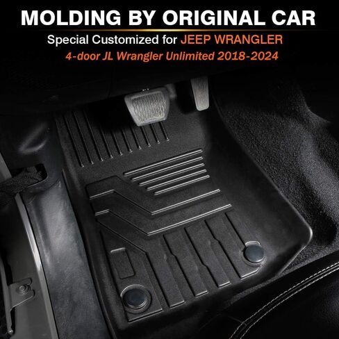 KUST Floor Mats for 2018-2024 Toyota Camry (Non-Hybrid and Hybrid All Models), for Camry All Weather Floor Mats, TPE Car Mat for Toyota Camry Accessories, 2 Row Front and Rear Floor Liner in Saudi Arabia