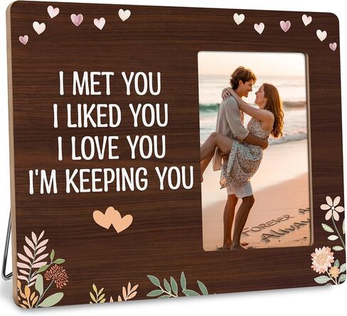 Sole Mate Frame Gifts for Couple, Boyfriend Girlfriend Picture Frame, You Are My Favorite Frames Fits 4x6 Photo in Kuwait