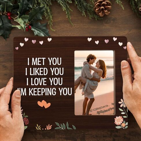 Sole Mate Frame Gifts for Couple, Boyfriend Girlfriend Picture Frame, You Are My Favorite Frames Fits 4x6 Photo in Kuwait