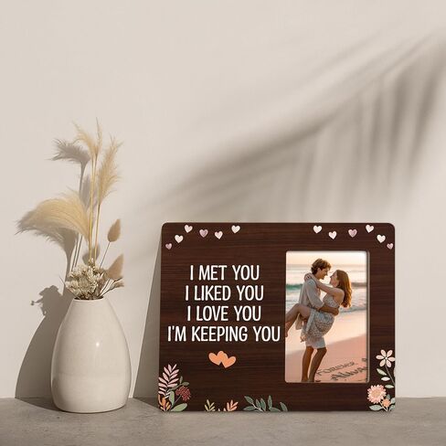 Sole Mate Frame Gifts for Couple, Boyfriend Girlfriend Picture Frame, You Are My Favorite Frames Fits 4x6 Photo in Kuwait