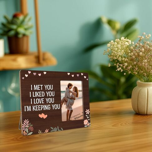 Sole Mate Frame Gifts for Couple, Boyfriend Girlfriend Picture Frame, You Are My Favorite Frames Fits 4x6 Photo in Kuwait