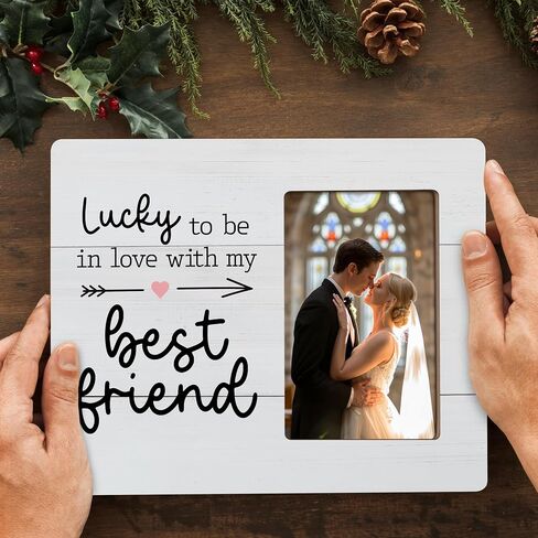 Sole Mate Frame Gifts for Couple, Boyfriend Girlfriend Picture Frame, You Are My Favorite Frames Fits 4x6 Photo in Kuwait