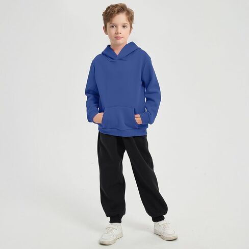 2-Pack Kids Sweatpants Toddler Fleece Jogger Pants Athletic Elastic Waistband Sweatpants for Boys and Girls in Saudi Arabia