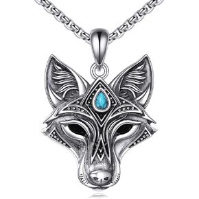 Shark/Lion/Turtle Necklace Sterling Silver Animal Pendant Animal Jewelry Gifts for Women Men in Saudi Arabia