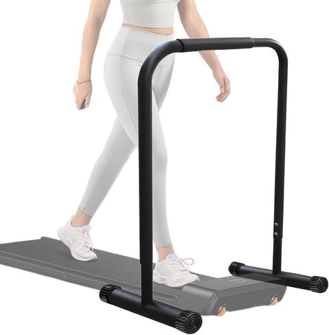 Handle Bar for Walking Pad Compatible with Walking Pad 24.8'' Wide,Iron Hand Rails Stand Four Adjustable Heights 31.4 to 37.4 Inch,Stable Home Office & Gym Safety Handrail in Saudi Arabia
