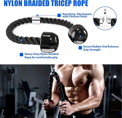 POWER GUIDANCE Cable Machine Attachment, LAT Pulldown Attachments, Cable Attachments for Gym, Home Gym Accessories in Saudi Arabia