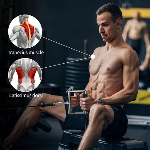 POWER GUIDANCE Cable Machine Attachment, LAT Pulldown Attachments, Cable Attachments for Gym, Home Gym Accessories in Saudi Arabia