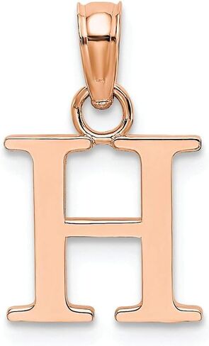 FJC Finejewelers 14k Rose Gold B Block Initial Charm in Saudi Arabia