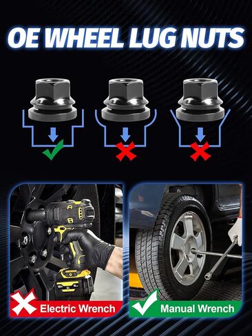 M14x1.5 Lug Nuts with Cone Seat，24PCS Chrome Wheel Lug Nuts ，9/10" 22mm Hex，1.91" Length Compatible with Silverado Suburban 1500 Expedition F-150 Ram 1500 in Saudi Arabia