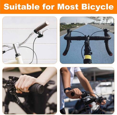 Harfington Bike Handlebar End Plugs Aluminium Bar Caps 18-20mm ضبط التوسع مع المسمار لدراجة التروس الثابتة MTB Road BMX ، متعدد الألوان in Saudi Arabia