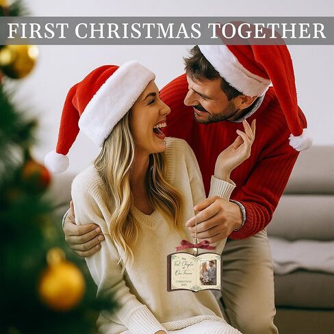 Just Married Wooden Ornament 2025, Mr and Mrs Newlywed Hanging Ornament, Wedding Gift for Couples 2025, Bride, Future Mr and Mrs Bridal Shower Bride Gift Ideas for Her, Married Couple in Kuwait