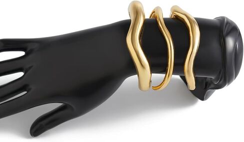 Gold Bangle Bracelets for Women Elegant Cuff Bracelet Jewelry Gifts Stylish Bracelets for Women in Saudi Arabia