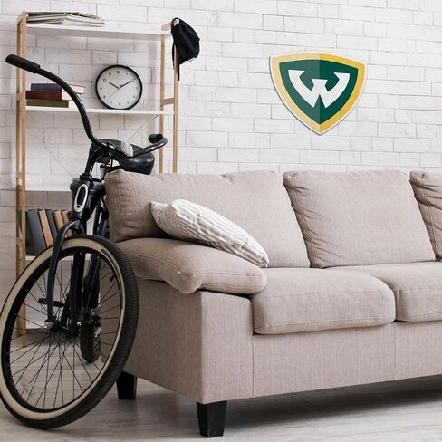 Rico Industries NCAA Wayne State University Warriors Shape Cut Pennant - Home and Living Room Décor - Soft Felt EZ to Hang in Saudi Arabia