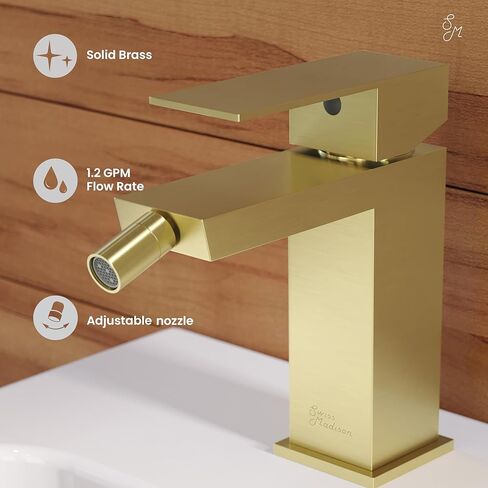 Swiss Madison مصنوع جيدًا إلى الأبد SM-DF80BG CONCORDE BIDET FAUCET بالذهب المصقول in Kuwait