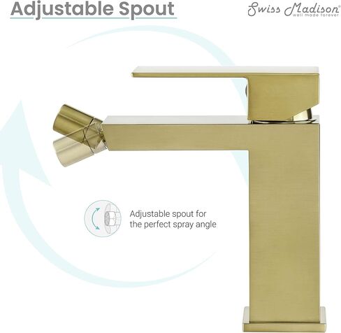 Swiss Madison مصنوع جيدًا إلى الأبد SM-DF80BG CONCORDE BIDET FAUCET بالذهب المصقول in Kuwait