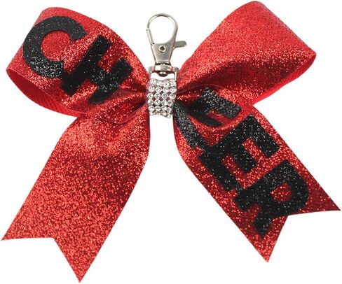 Bowknot Cheer Keychain Gamiting Game Day Keyring Keychain Cheerleader Accessory Cheer Mom Jewelry in Kuwait