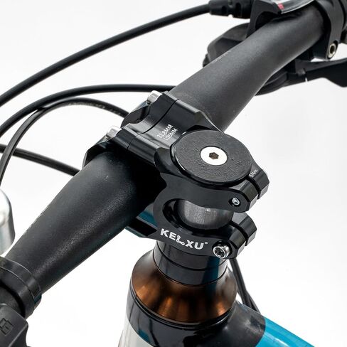Bike Stem 31.8 Lightweight CNC Aluminum Alloy Short MTB Stem 35mm Handlebar Stem for Most Bicycle, Road Bike, Fixed Gear, Downhill Bike, Track Bike, BMX, Cycling(Black) in Saudi Arabia