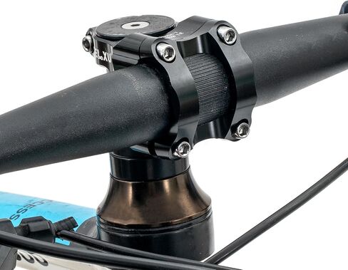 Bike Stem 31.8 Lightweight CNC Aluminum Alloy Short MTB Stem 35mm Handlebar Stem for Most Bicycle, Road Bike, Fixed Gear, Downhill Bike, Track Bike, BMX, Cycling(Black) in Saudi Arabia
