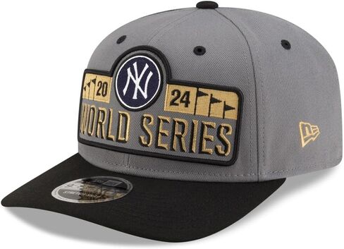 قبعة New Era NY New York Yankees 9SEVENTY 2024 World Series Gold Patch Snapback، قبعة قابلة للتعديل in Saudi Arabia