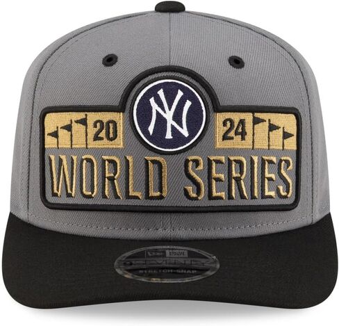 قبعة New Era NY New York Yankees 9SEVENTY 2024 World Series Gold Patch Snapback، قبعة قابلة للتعديل in Saudi Arabia