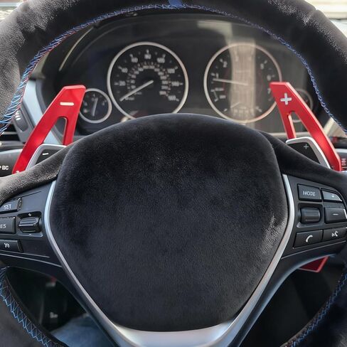 MICROCK for BMW Paddle Shifter Extensions Steering Wheel Paddle Shifter for BMW 2 3 4 X1 X2 X3 X4 X5 X6 Series, F22 F23 F30 F31 F33 F34 F15 F16 F25 F26, Aluminum Red in Kuwait