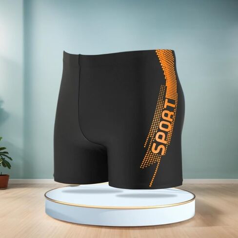 Men Summer Swimming Sport Wear, Men's Athletic Swim Trunks - Drawstring Waist in Saudi Arabia