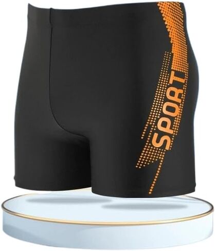 Men Summer Swimming Sport Wear, Men's Athletic Swim Trunks - Drawstring Waist in Saudi Arabia