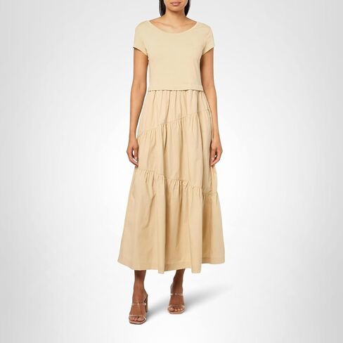 BOSS Women's Hybrid Jersey T-Shirt Maxi Dress in Saudi Arabia