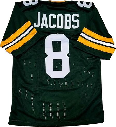 Custom Stitched Green Josh Jacobs Youth Jersey Size Youth Medium in Saudi Arabia