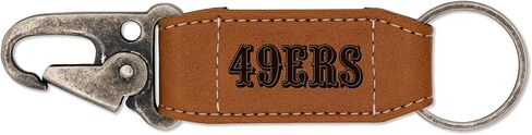 Rico Industries NFL Football Laser Engraved Carabiner Keychain in Saudi Arabia