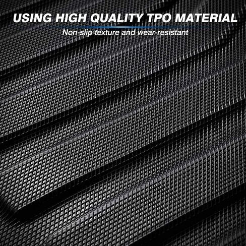 KUST Floor Mats for 2016-2024 Chevy Camaro, All Weather Floor Liners for Chevrolet Camaro Accessories Front and Rear Car Mats in Saudi Arabia