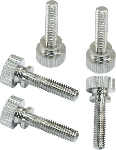5 PCS M4 × 14 ملم مسامير الإبهام المربوطة ، مقابض النحاس المطلية بالنيكل ملولب مسامير الإبهام مسامير البراغي (الفضة) in Saudi Arabia