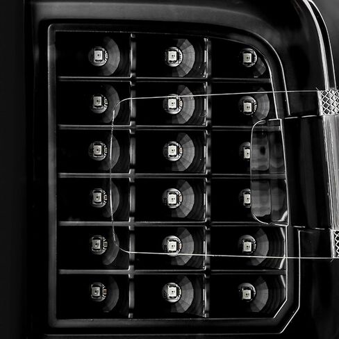 AKKON - For 2014 2015-2018 Chevy Silverado | GMC Sierra LH & RH Black Replacement LED Tail Lights Tail Lamps Pair Set in Kuwait